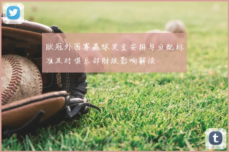 欧冠外围赛赢球奖金安排与分配标准及对俱乐部财政影响解读